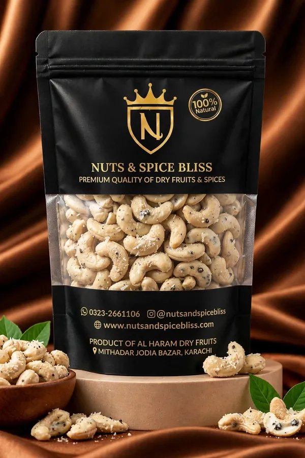 Cream & Pepper Cashews