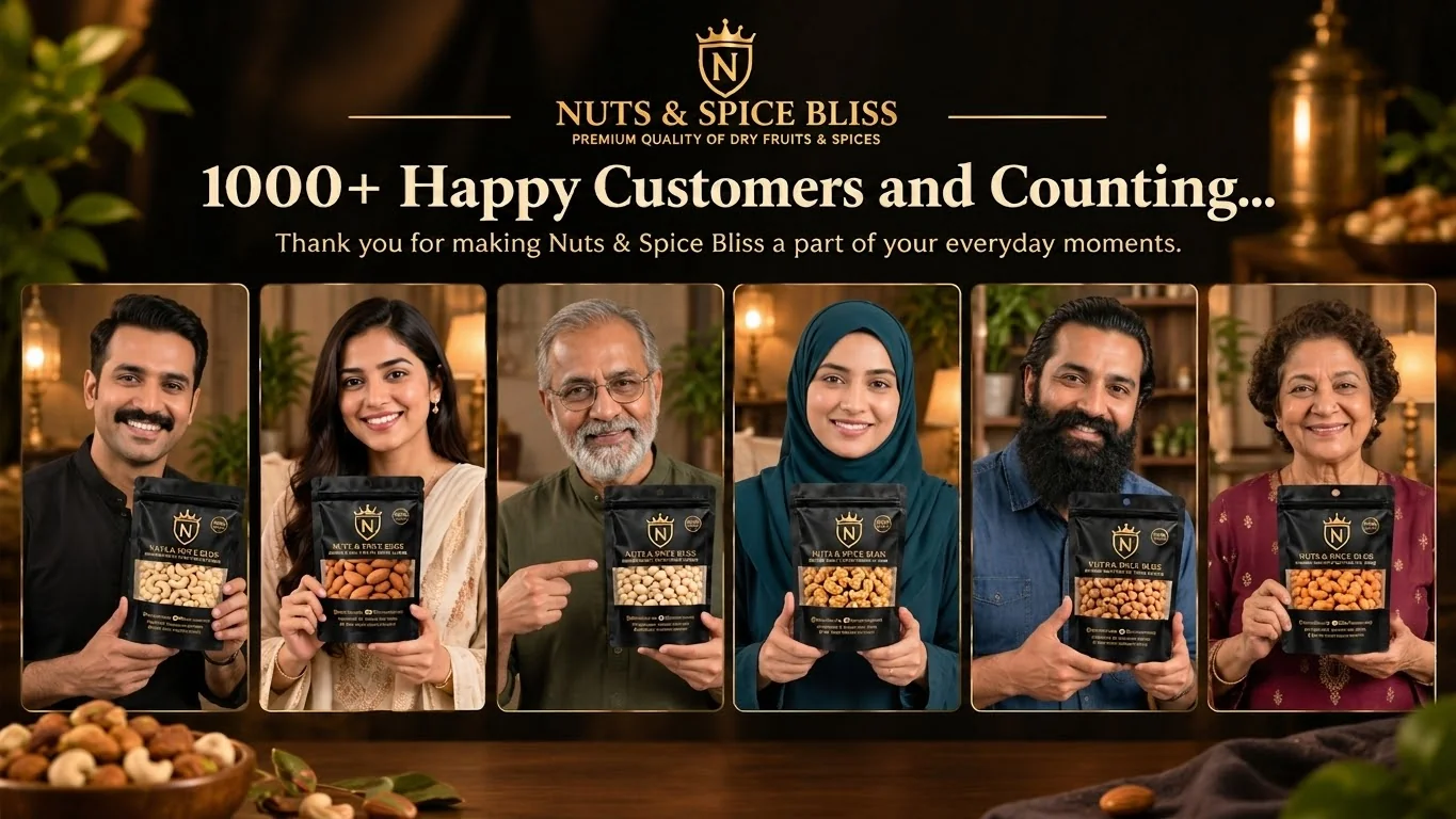 1000+ Happy Customers and Counting - Nuts & Spice Bliss
