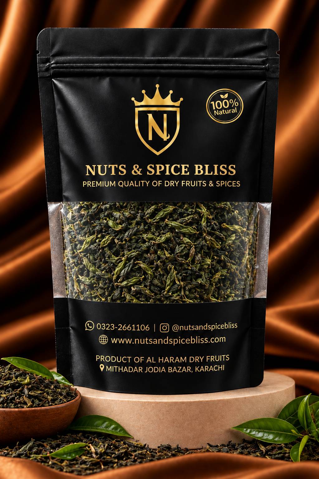 Green Tea – Nuts & Spice Bliss